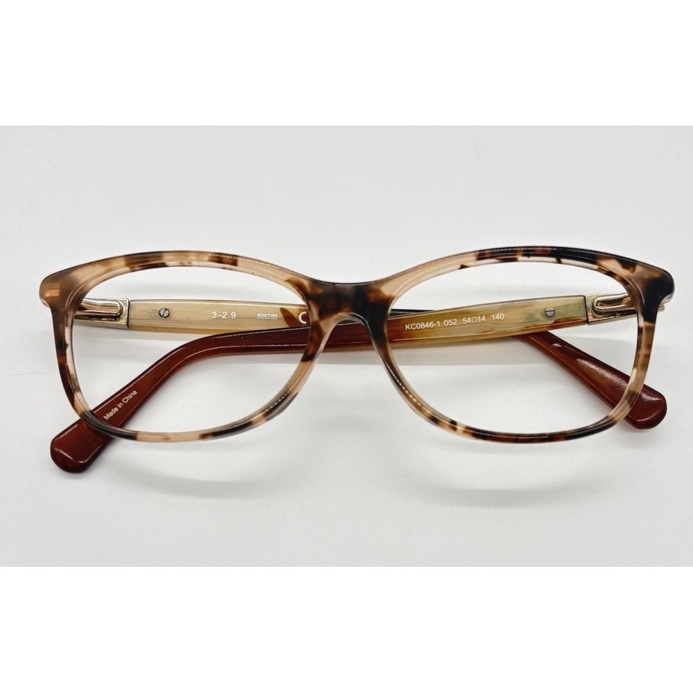 Reaction Eyeglass Frames Only Brown KC 0846-1-052  54-14-140